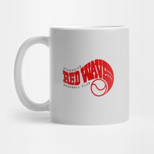 Defunct Riverside Red Wave Baseball 1990 Mug